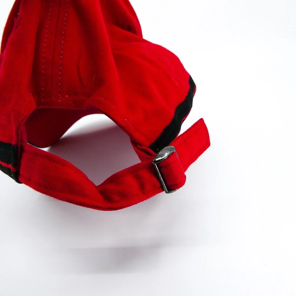 Dirt Bike Hat Mens Adjustable Red Strap‎ Baseball Cap Supercross GP THQ World
